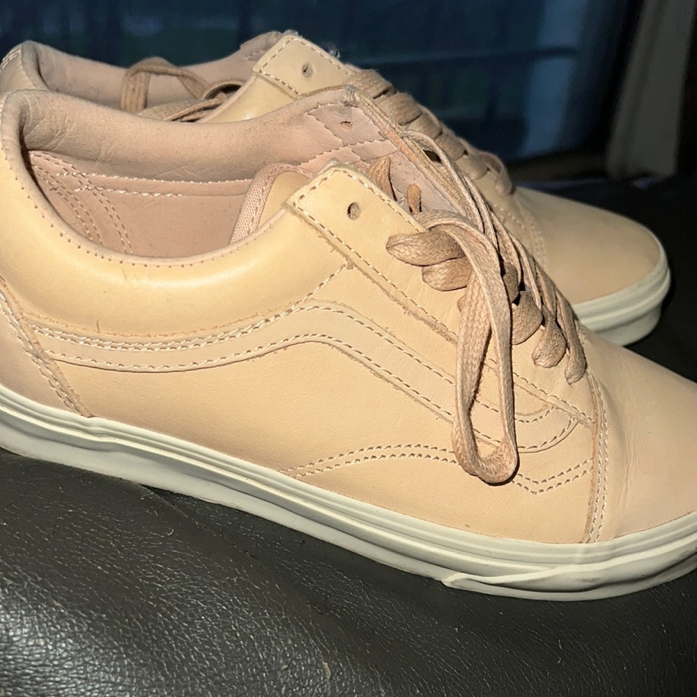 Vans leather shoe.